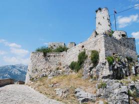 Pevnost Klis nacházející se nedaleko chorvatského města Split