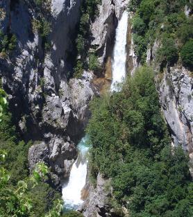 Gubavické vodopády v okolí Omiše