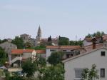 Chorvatské městečko Tar-Vabriga na Istrii