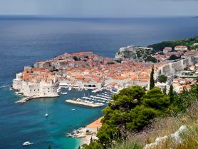 Část chorvatského města Dubrovník