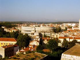 Chorvatské město Pula