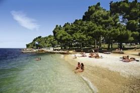 Pláž u hotelu Parentium, Poreč