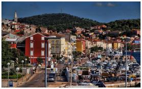 Pohled na hlavní město Mali Lošinj, ostrov Lošinj