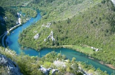 Chorvatsko - řeka Cetina