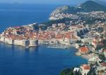 Chorvatské město Dubrovník v jižní Dalmácii